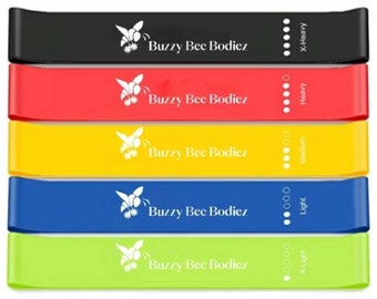 Resistance exercise loop bands set