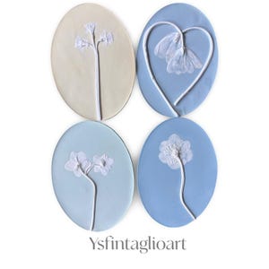 large bas relief florals for display