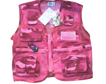 Jr Ranger Vest - Pink With American Flag - Etsy
