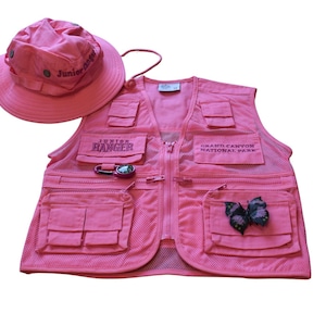 Jr Ranger Vest & Hat Combo - Pink Grand Canyon
