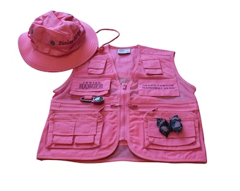 Jr Ranger Vest & Hat Combo - Pink Grand Canyon