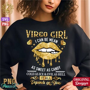 Virgo Girl I Can Be Mean Svg, I Am A Virgo Girl Svg, Virgo Girl Svg Png, Virgo Birthday Svg, Virgo Png,Zodiac Svg,Virgo Queen Svg Png, Z04