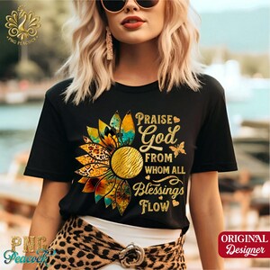 Lode a Dio, da cui provengono tutte le benedizioni, citazione cristiana PNG, lode al Signore PNG, chiesa PNG, versetto della Bibbia PNG, girasole PNG, Gesù Cristo PNG