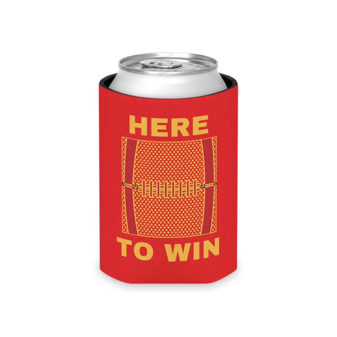 Kansas City Can Cooler Chiefs Football Drink Holder Kansas Etsy