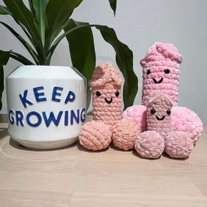 Penis Crochet Pattern (2 patterns, 4 sizes)