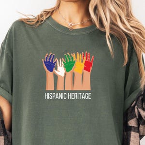 Hispanic Heritage Month, Shirt Hispanic Heritage Shirt, Hispanic Flags, Hispanic Heritage Month Gift, Latina shirt, Mexicana shirt, spanish