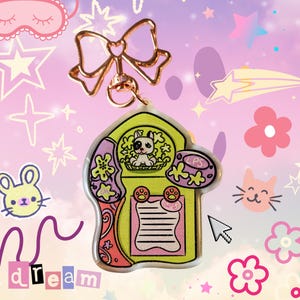Dear Diary 2.5&quot; Keychain | LPS Inspired 2000s Nostalgia Charm | Virtual Pet Aesthetic | Y2k | Nostalgiacore | Kidcore