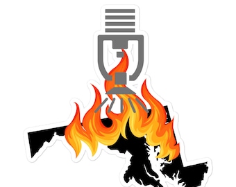Adhesivo para instaladores de rociadores contra incendios de Maryland