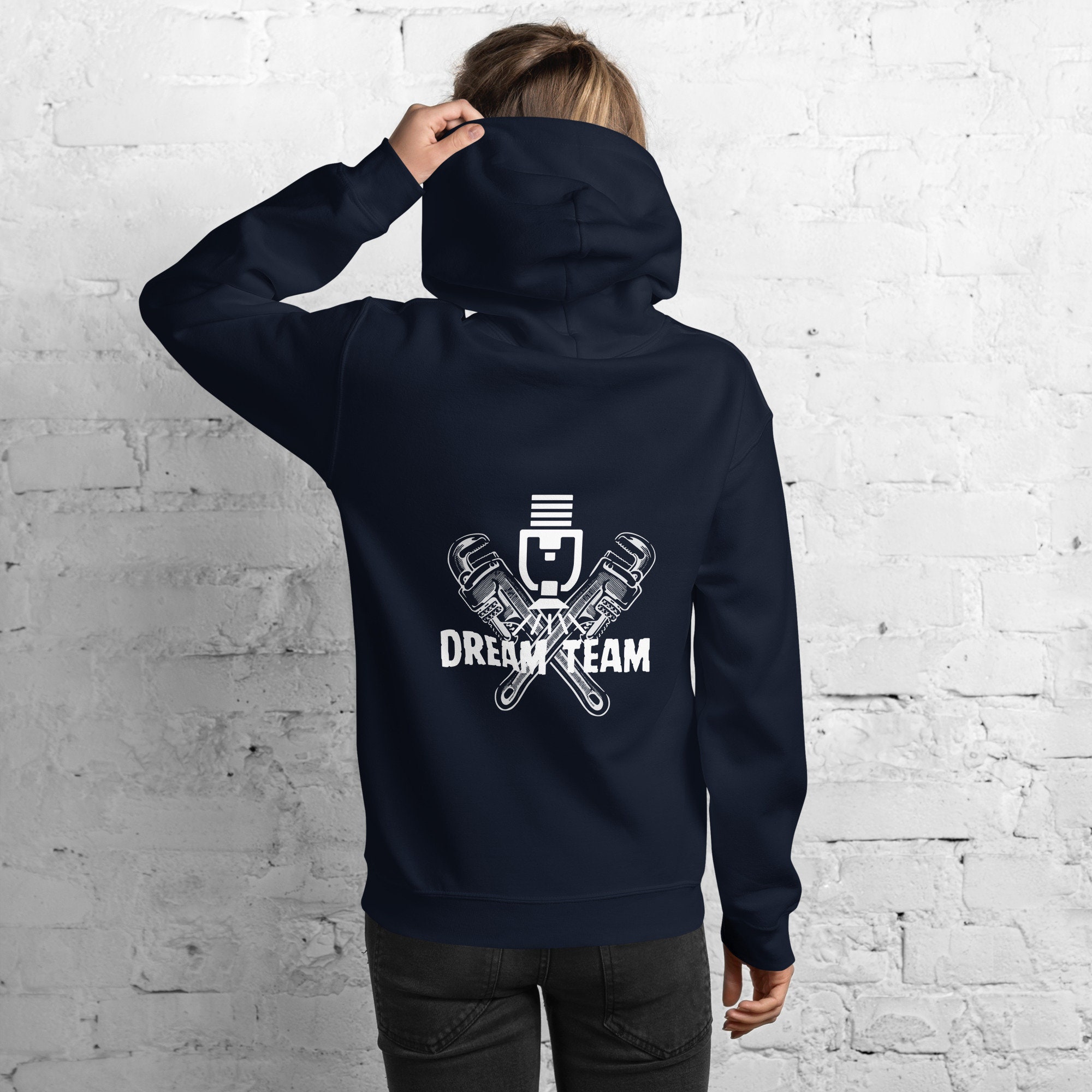 Dream Team Hoodie Design on Back - Etsy