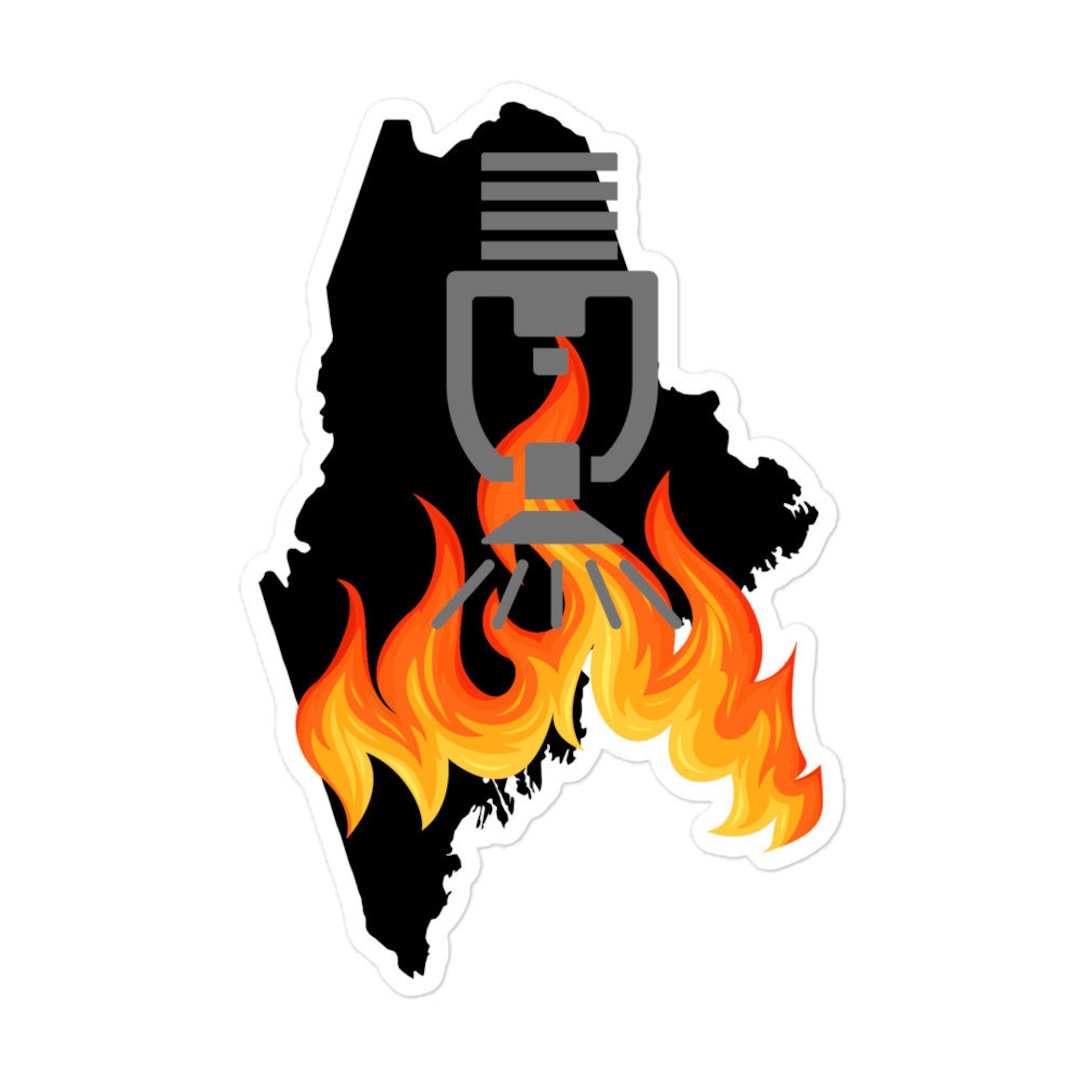 Maine Fire Protection Sticker Etsy Maine fire protection sticker etsy