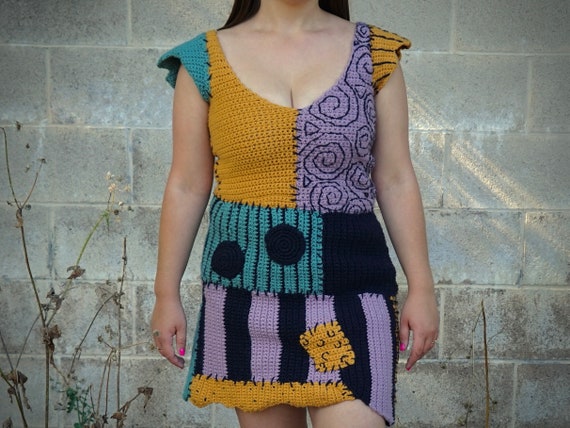 nightmare before christmas sally dress diy Custom Nightmare Before Christmas Costume,sally Dress,halloween Costume,jack and Sally,twirl Dress,disney Cosplay,machine Washable