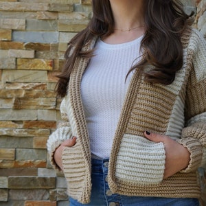 Perfect Patchwork Sweater PDF Crochet Pattern // crochet sweater pattern // checkers, trendy, beginner-friendly, easy image 2