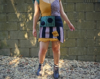 The Kid's Sally Dress — PDF Crochet Pattern // Kid's Costume // Halloween dress, beginner-friendly