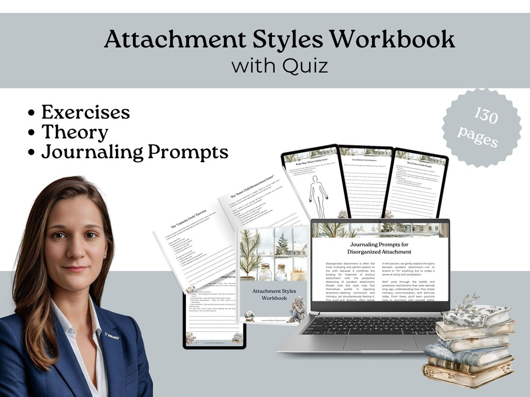 Attachment Styles and Quiz: Comprehensive Worksheets for Couples ...