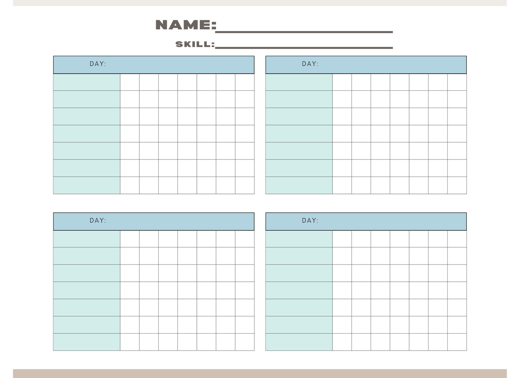 Visual Behavior Tracker for Children With ASD - Etsy