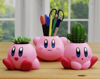 Kirby planter DIY paint project