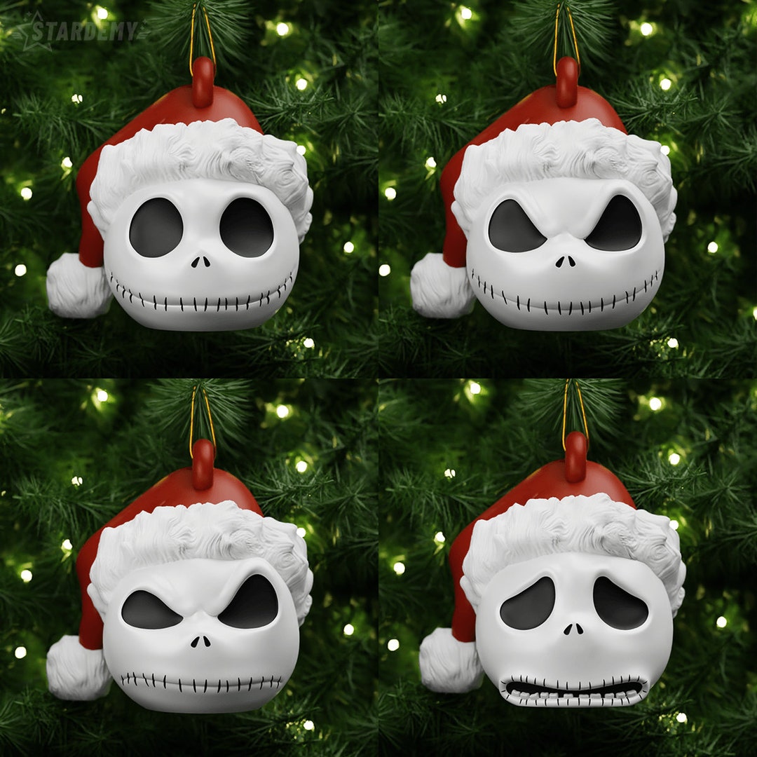 DIY Jack Skellington Christmas Ornaments Etsy