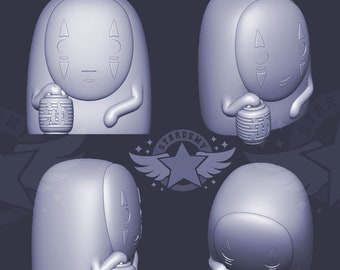 Kaonashi No face DIY paint project
