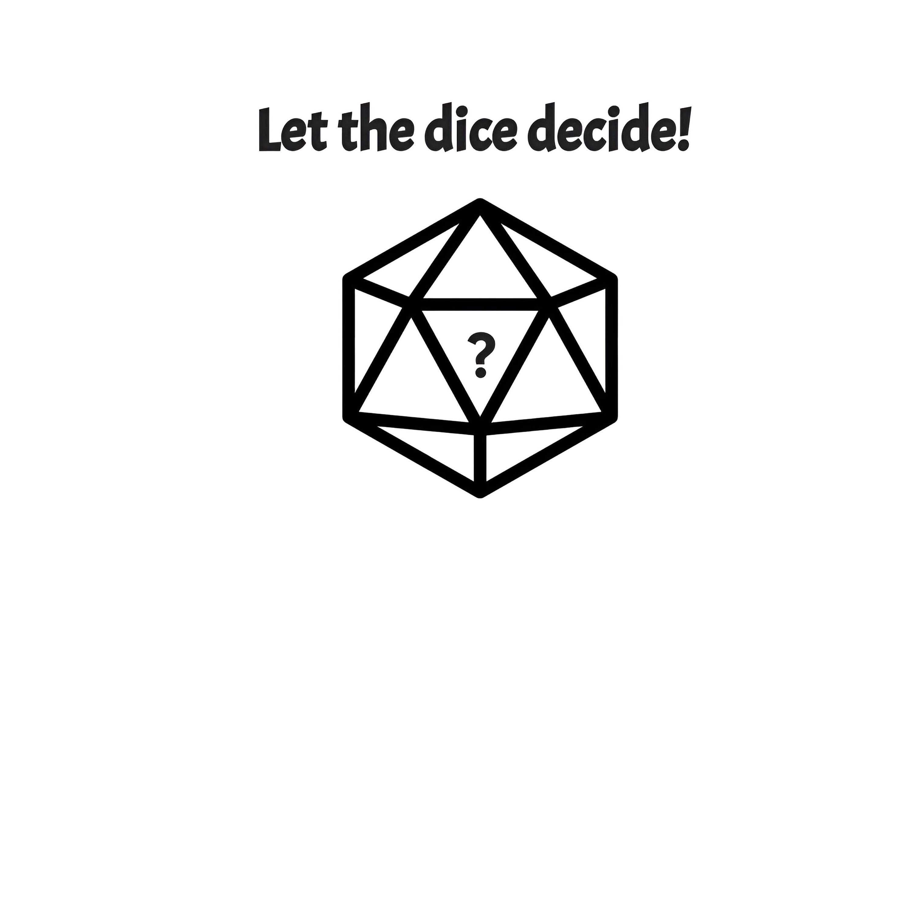 Dnd Digital Download Design JPG, PNG, and SVG File of a Dice Design by