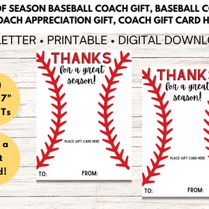 Regalo per allenatore di baseball, regalo di fine stagione di baseball, portacarte regalo, regalo di ringraziamento per allenatore, portacarte regalo per allenatore di baseball