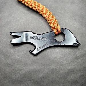 Multitool Keychain: Kershaw or Gerber, Braided Sennit