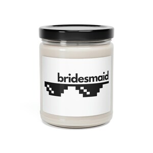 NaturaEden "Bridesmaid" Apple Harvest Scented Candle - Makes a great bachelorette party gift, bridesmaid gift, maid of honor gift!