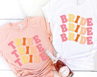 Bachelorette Party Shirt, Bridal Party Shirt, Bride Tribe, Bride Shirt, Wedding Party Shirt, Bachelorette Party, Bridesmaid Shirts