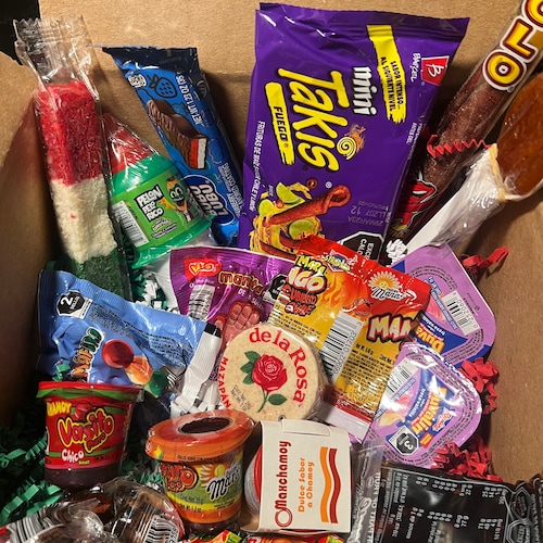 Mexican Candy Gift Box Mexican Gift 1lb Mexican Candy Pieces Etsy