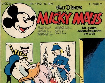 Micky Maus Heft Nr. 41 (12.10.1974) digitalisiert