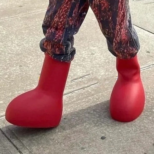 Red Boots - Etsy