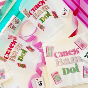Mahjong Party Pack- 10 ct. Cups and Cocktail Napkins