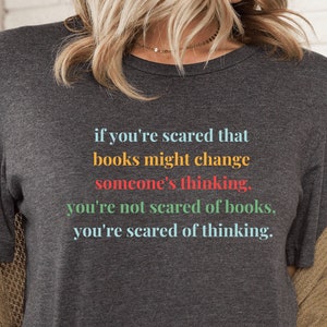I'm With the Banned Shirt Read Banned Books Free Thinkers Book Lovers Ban Bigots Not Books Anti Censorship Social Justice Shirt Booktrovert