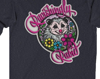Ravishingly Radiant Opossum Tee | Long Sleeve Shirt Original Art