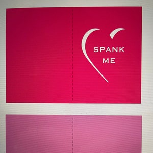 Spank Me SVG Valentine Card Design