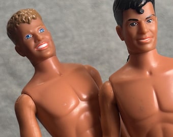 Vintage 1990 NKOTB Jordan Knight Danny Wood Actionfiguren Hasbro, 2er-Set