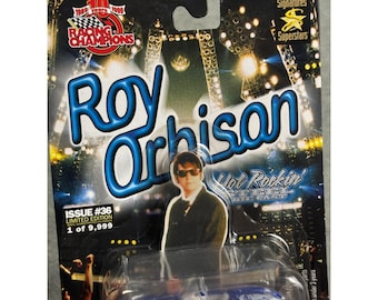 Racing Champions Roy Orbison Hot Rockin Steel Die-Cast-Modellauto Ausgabe 36 Blau 1999