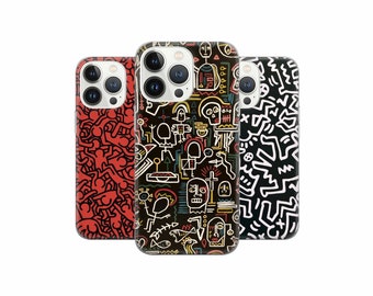 Painting Phone Case Art Cover for iPhone 15 14 13 12, Samsung S23 S22 A74 A54 A14, Pixel 8 Pro 7A