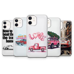Vintage Car Phone Case Fashionable Cover for iPhone 15 14 13 12 Pro 11 XR 8 7, Samsung S23 S22 A73 A53 A13 A14 S21 Fe S20, Pixel 8 7 6A