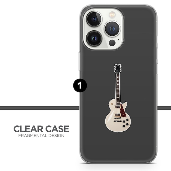 ギター iPhone case for 15pro Es335 Rock and Roll Phone Case Retro Band Cover for iPhone 15 Pro