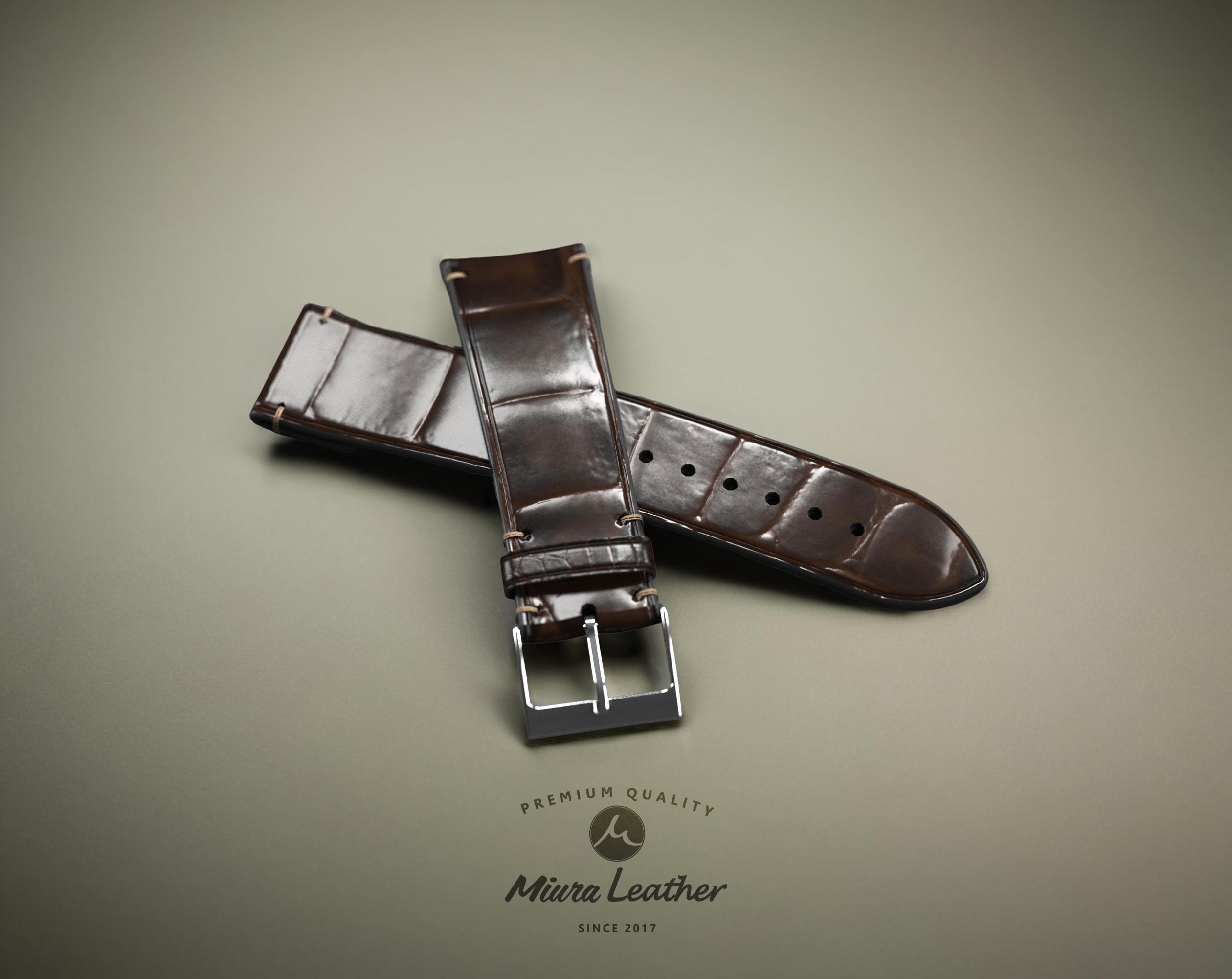 Pack1: 4 Styles, 6 Sizes Leather Watch Strap Patterns | DIY Watch Band ...