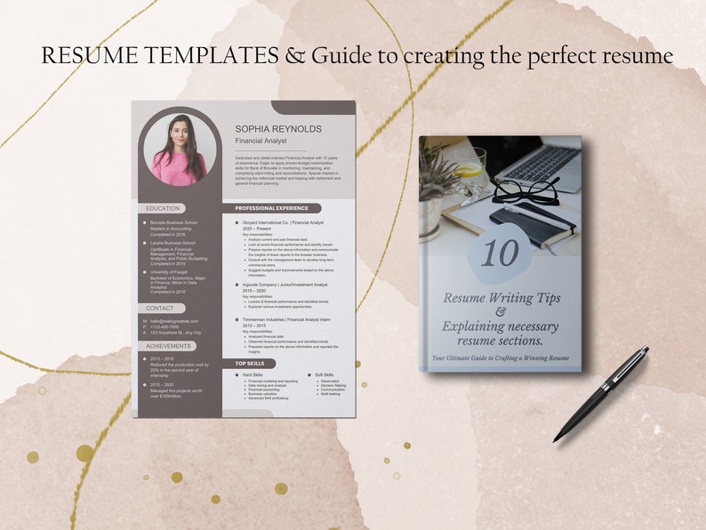 cover letter for resume word Resume Template Template Word. Professional CV Modern image 1