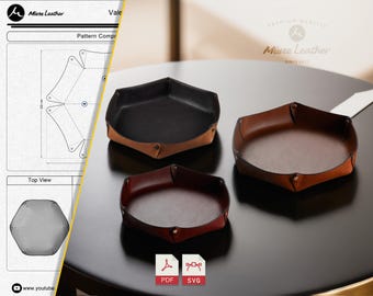 Leather Valet Tray Pattern – No Stitch, No Glue, Just Simple Craftsmanship