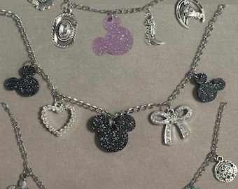 Mickey Inspired Charm Necklaces