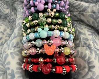 Mouse Inspired Beaded Bracelets