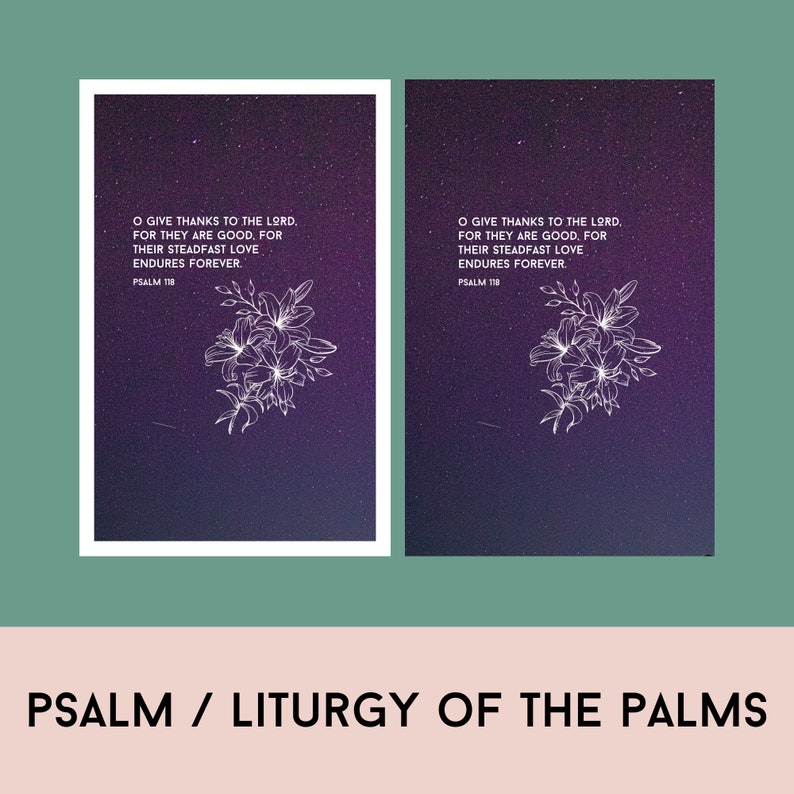 Printable Bulletin Covers for Palm Sunday Passion Sunday lent 6 Year A ...