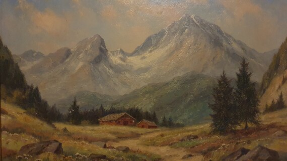 Antique Original Oil Painting Singed by JAN FOKKEN 42×58cm