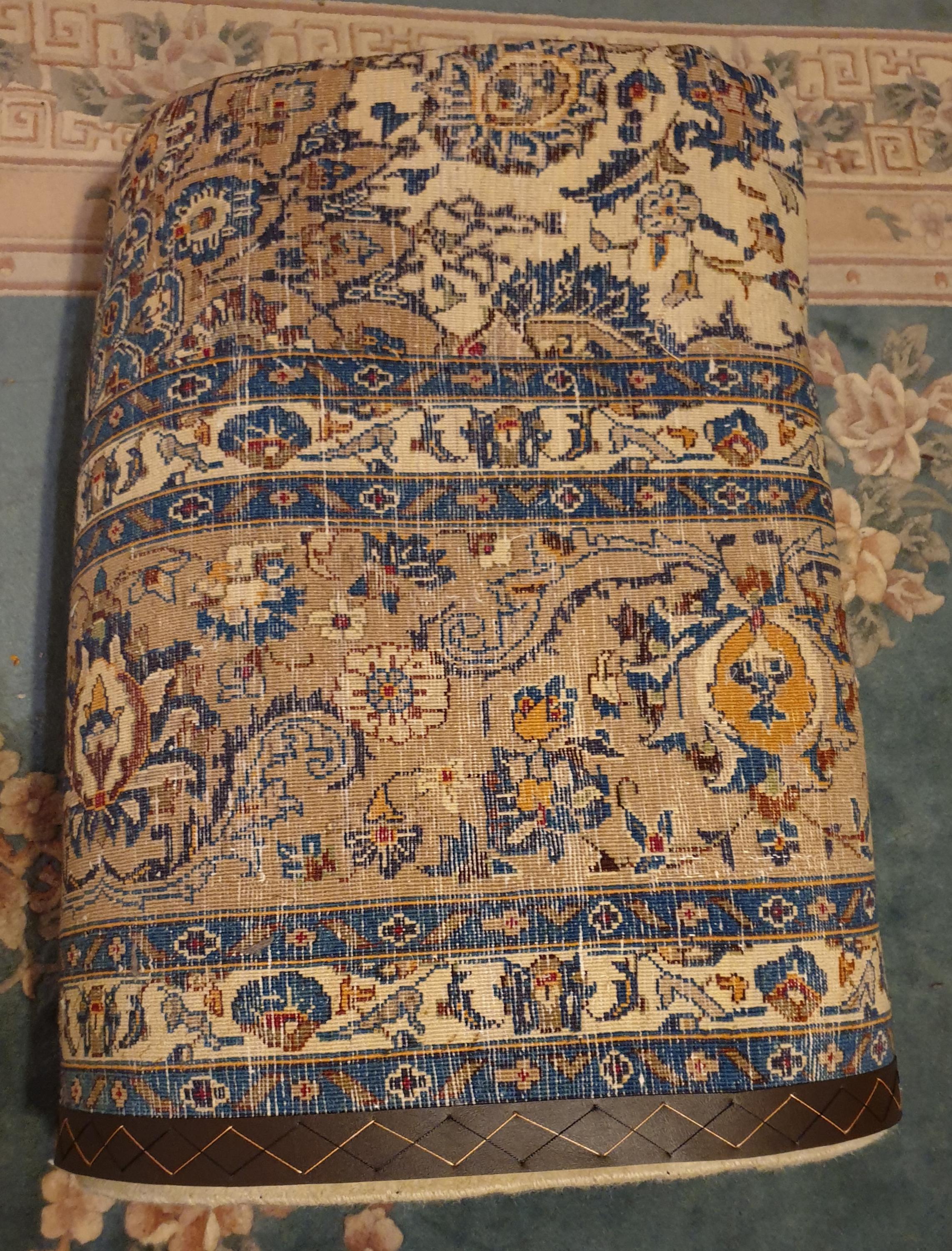 手織りウールオリエンタルラグ：116 x 160インチのヴィンテージ