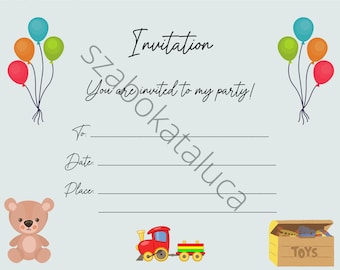 Electronic Invitation Template, Any Event Text Message Invitation, Digital Invite