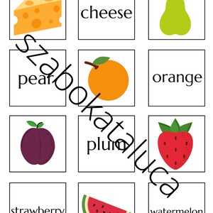 The very hungry caterpillar Memory Game / Printable Memory Game / Digital Product