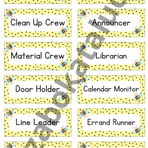 Classroom Jobs Digital Download/ Pocket Chart Classroom Jobs/ Kindergarten Classroom Jobs/ Elementary Teacher